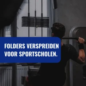 Folders verspreiden sportscholen