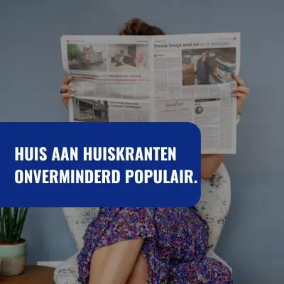 Huis-aan-huiskrant nog altijd populair