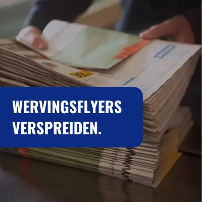 Trek eenvoudig nieuwe collega’s aan met het verspreiden van wervingsflyers