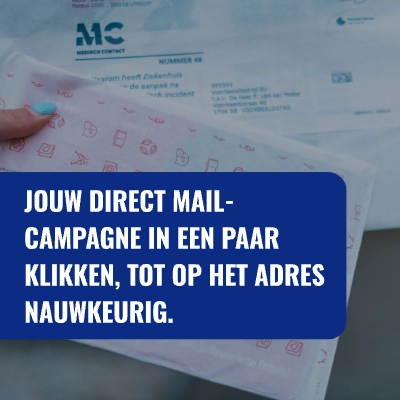 Jouw direct mail-campagne in een paar klikken, tot op het adres nauwkeurig